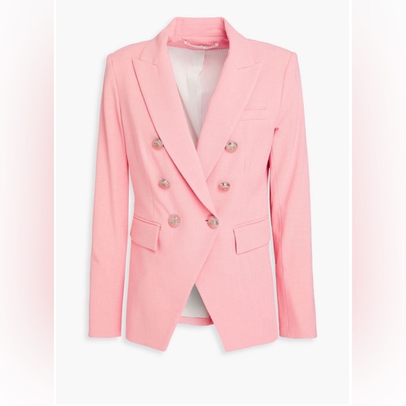 Veronica Beard Miller “Peony” color Double Breasted Blazer Sz 8 - Picture 3 of 17